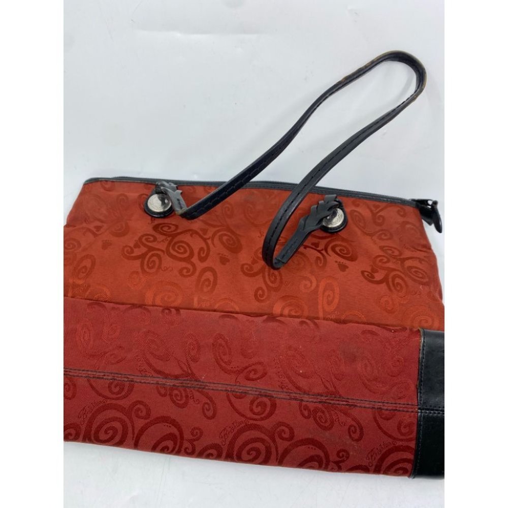 Brighton Red Black Large Nylon Tote Bag - Picture 7 of 9